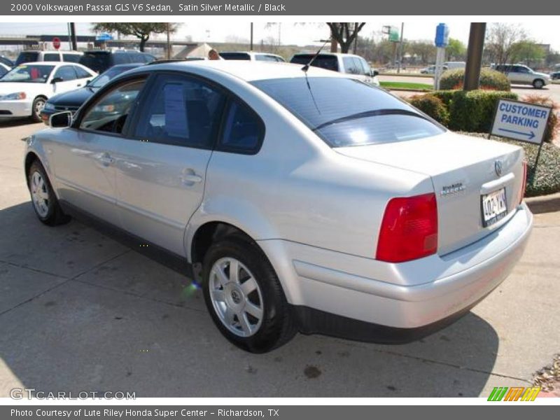 Satin Silver Metallic / Black 2000 Volkswagen Passat GLS V6 Sedan