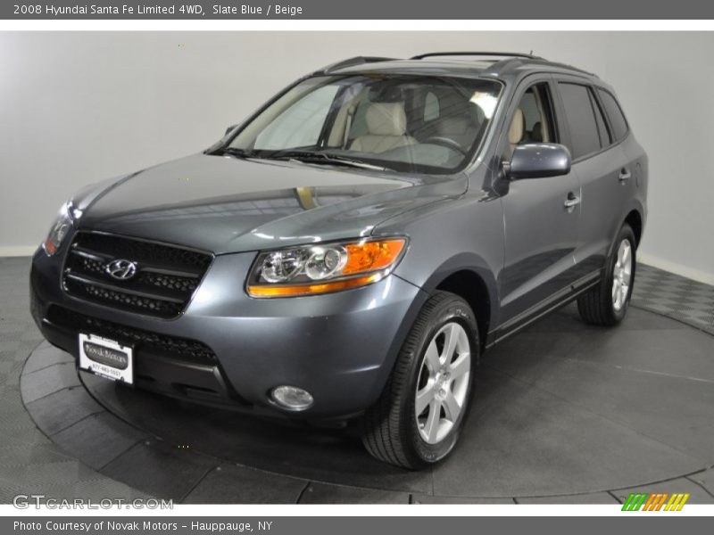 Slate Blue / Beige 2008 Hyundai Santa Fe Limited 4WD
