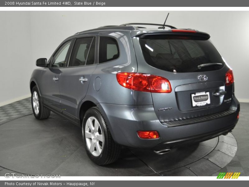 Slate Blue / Beige 2008 Hyundai Santa Fe Limited 4WD