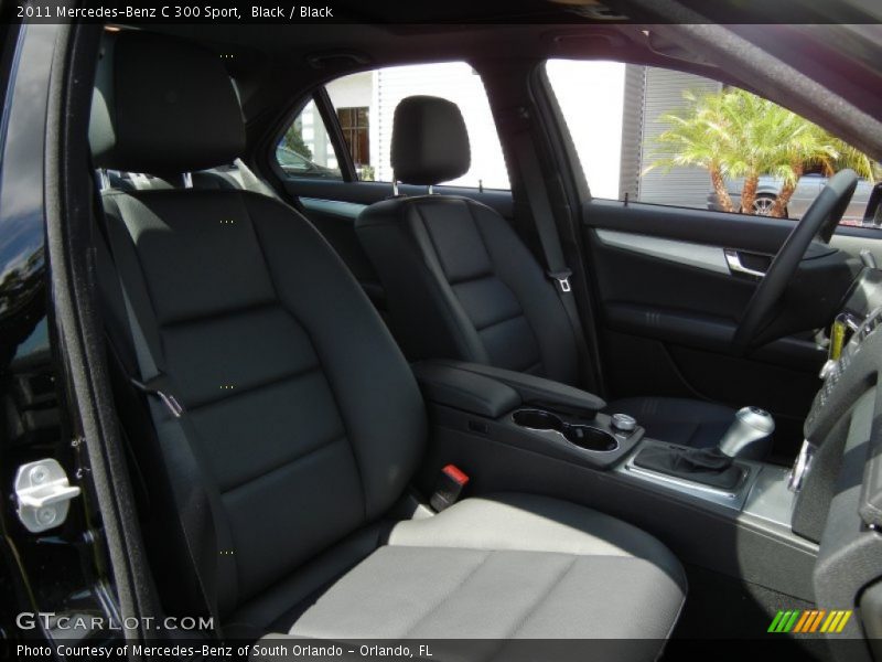 Black / Black 2011 Mercedes-Benz C 300 Sport