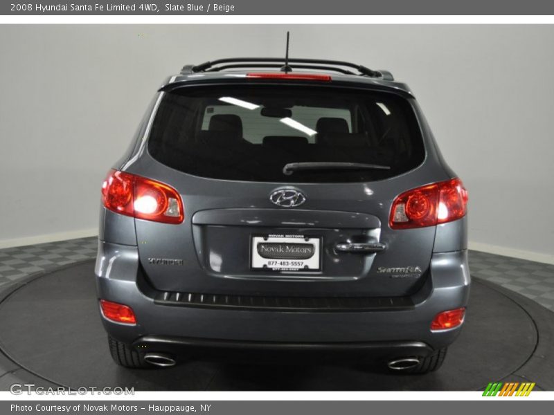 Slate Blue / Beige 2008 Hyundai Santa Fe Limited 4WD