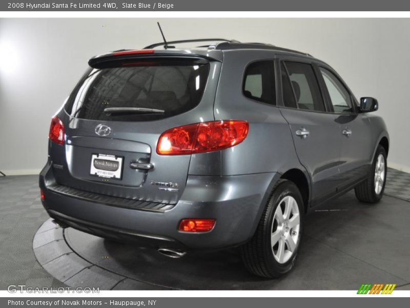 Slate Blue / Beige 2008 Hyundai Santa Fe Limited 4WD