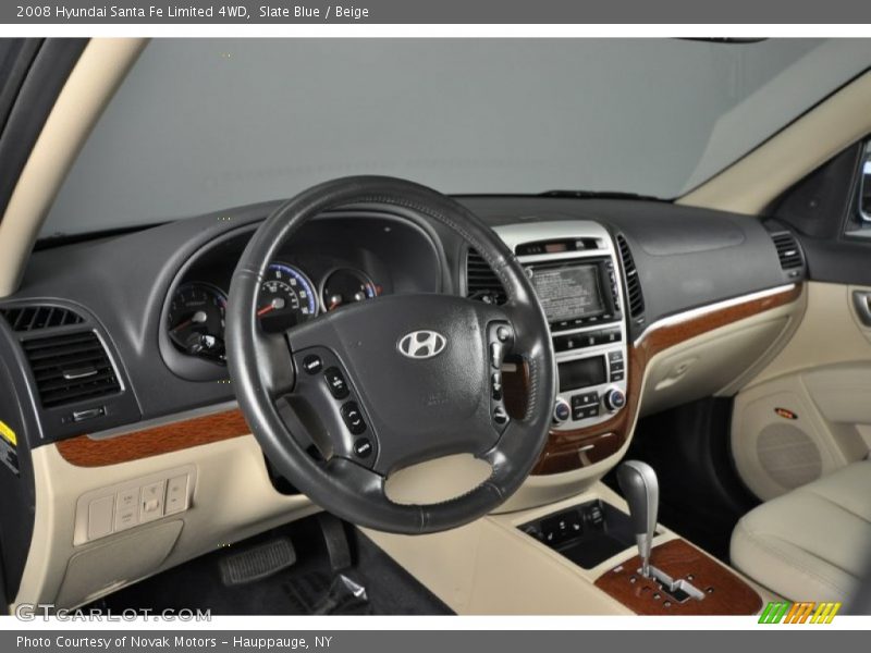 Slate Blue / Beige 2008 Hyundai Santa Fe Limited 4WD
