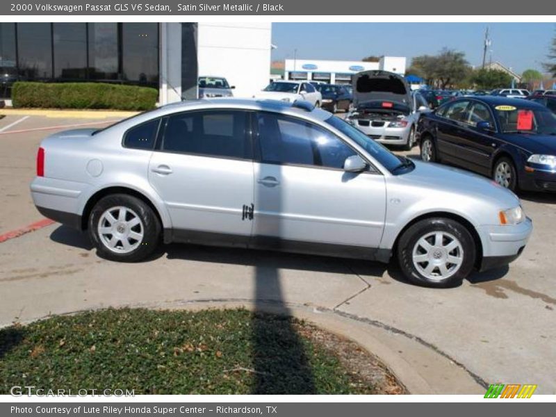 Satin Silver Metallic / Black 2000 Volkswagen Passat GLS V6 Sedan