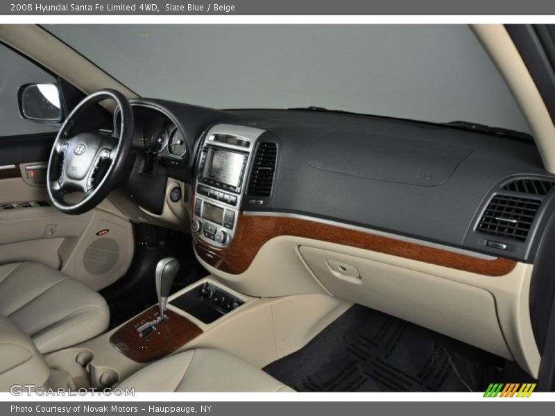 Slate Blue / Beige 2008 Hyundai Santa Fe Limited 4WD