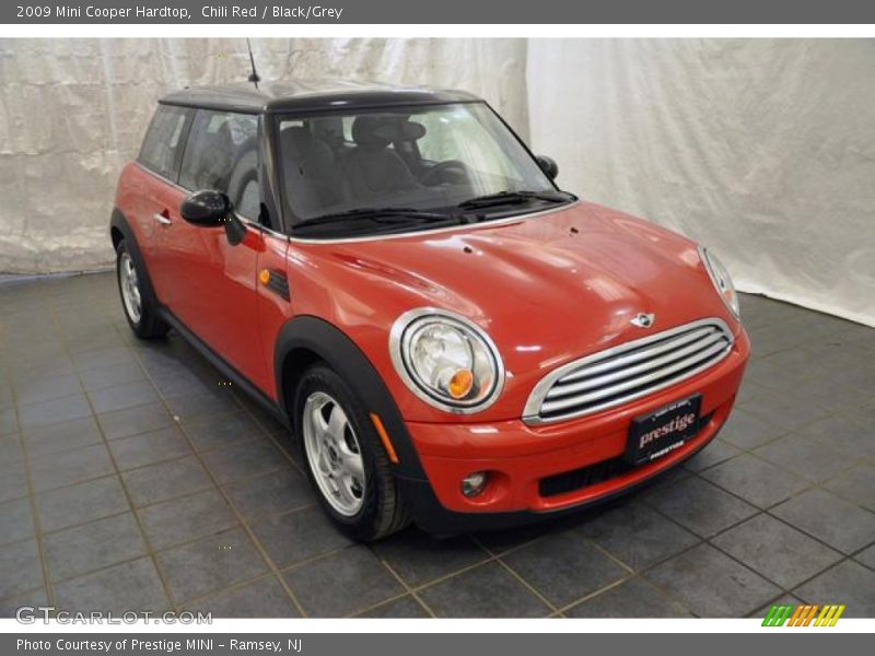 Chili Red / Black/Grey 2009 Mini Cooper Hardtop