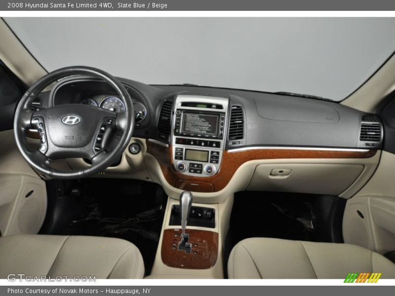 Slate Blue / Beige 2008 Hyundai Santa Fe Limited 4WD