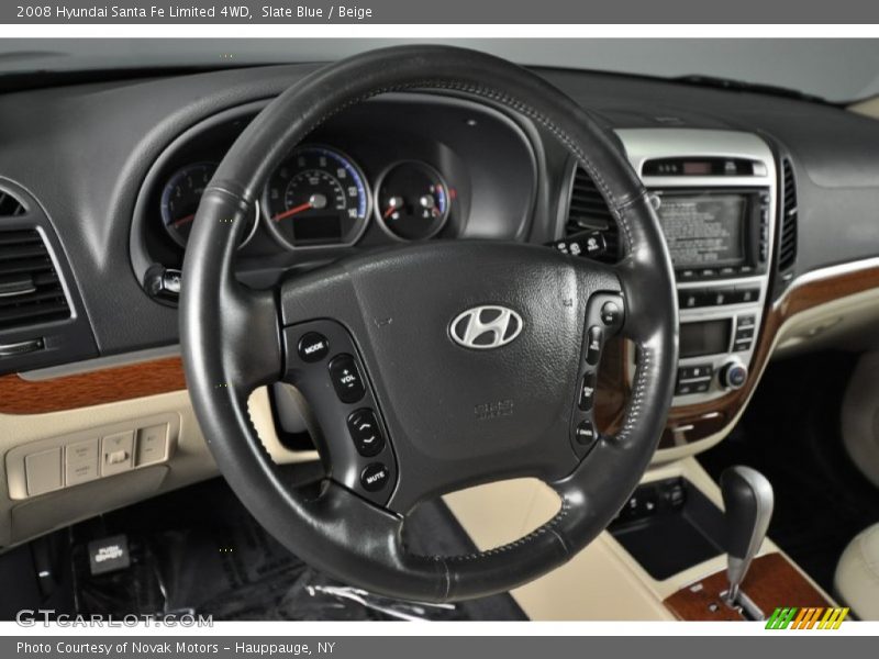 Slate Blue / Beige 2008 Hyundai Santa Fe Limited 4WD