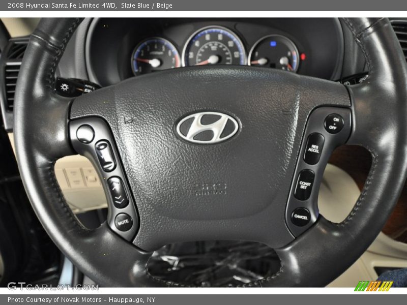 Slate Blue / Beige 2008 Hyundai Santa Fe Limited 4WD