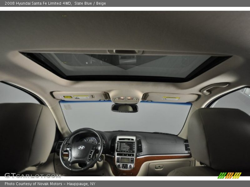 Slate Blue / Beige 2008 Hyundai Santa Fe Limited 4WD