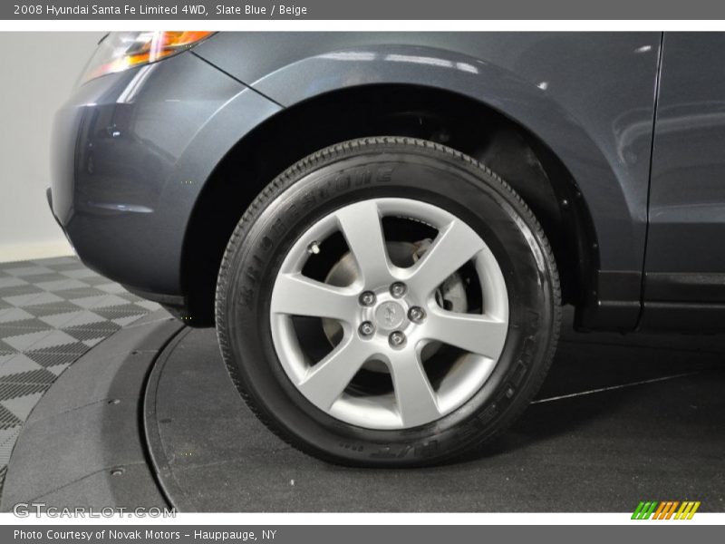 Slate Blue / Beige 2008 Hyundai Santa Fe Limited 4WD