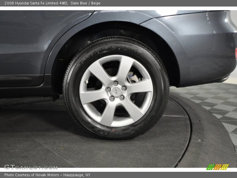 Slate Blue / Beige 2008 Hyundai Santa Fe Limited 4WD