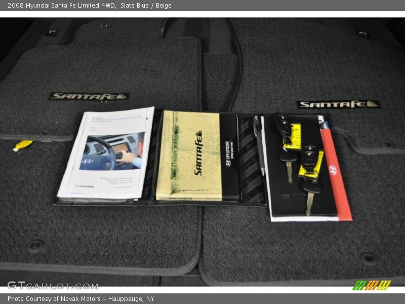 Slate Blue / Beige 2008 Hyundai Santa Fe Limited 4WD