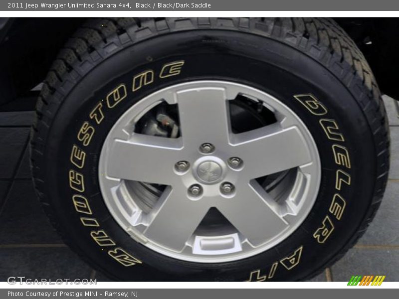 Black / Black/Dark Saddle 2011 Jeep Wrangler Unlimited Sahara 4x4