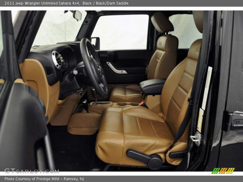 Black / Black/Dark Saddle 2011 Jeep Wrangler Unlimited Sahara 4x4