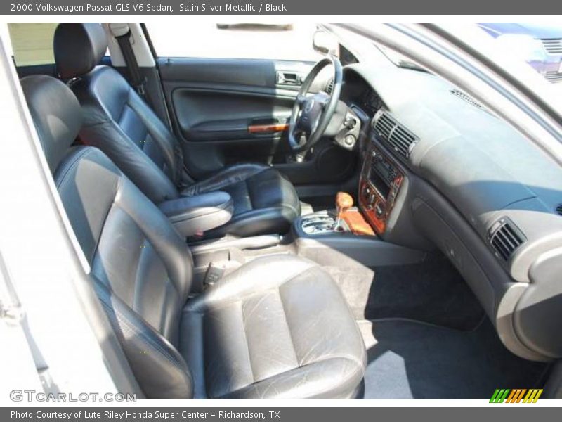 Satin Silver Metallic / Black 2000 Volkswagen Passat GLS V6 Sedan