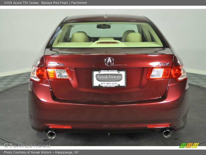 Basque Red Pearl / Parchment 2009 Acura TSX Sedan