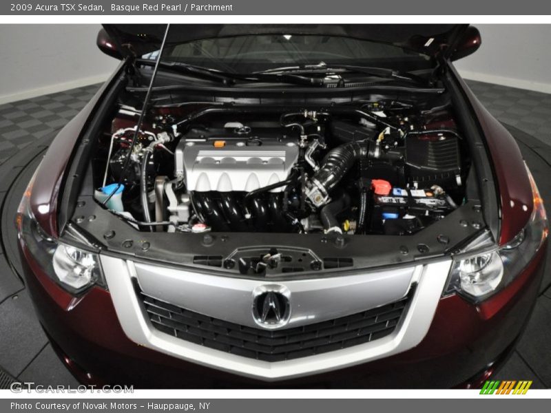 Basque Red Pearl / Parchment 2009 Acura TSX Sedan