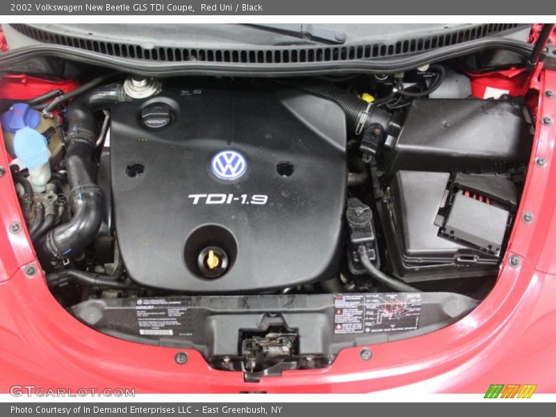  2002 New Beetle GLS TDI Coupe Engine - 1.9 Liter TDI SOHC 8V Turbo-Diesel 4 Cylinder