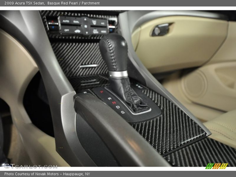 Basque Red Pearl / Parchment 2009 Acura TSX Sedan