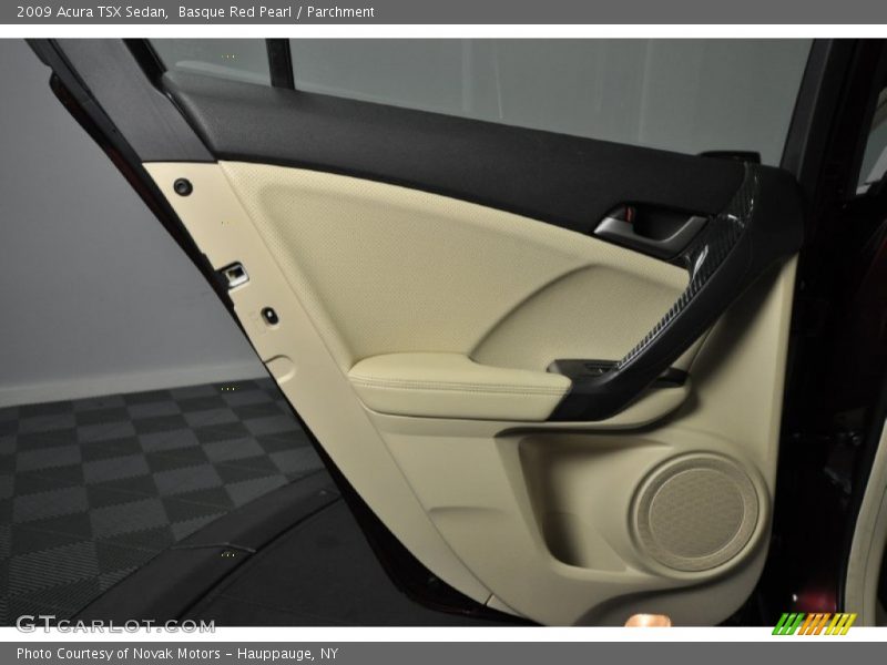 Basque Red Pearl / Parchment 2009 Acura TSX Sedan