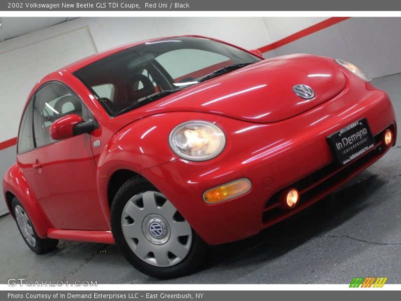 Red Uni / Black 2002 Volkswagen New Beetle GLS TDI Coupe