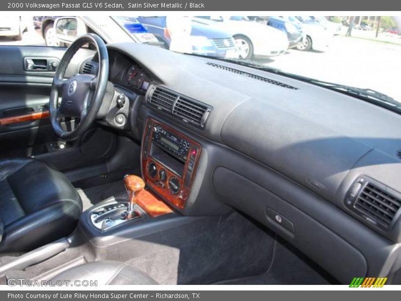 Satin Silver Metallic / Black 2000 Volkswagen Passat GLS V6 Sedan