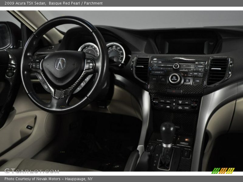 Basque Red Pearl / Parchment 2009 Acura TSX Sedan