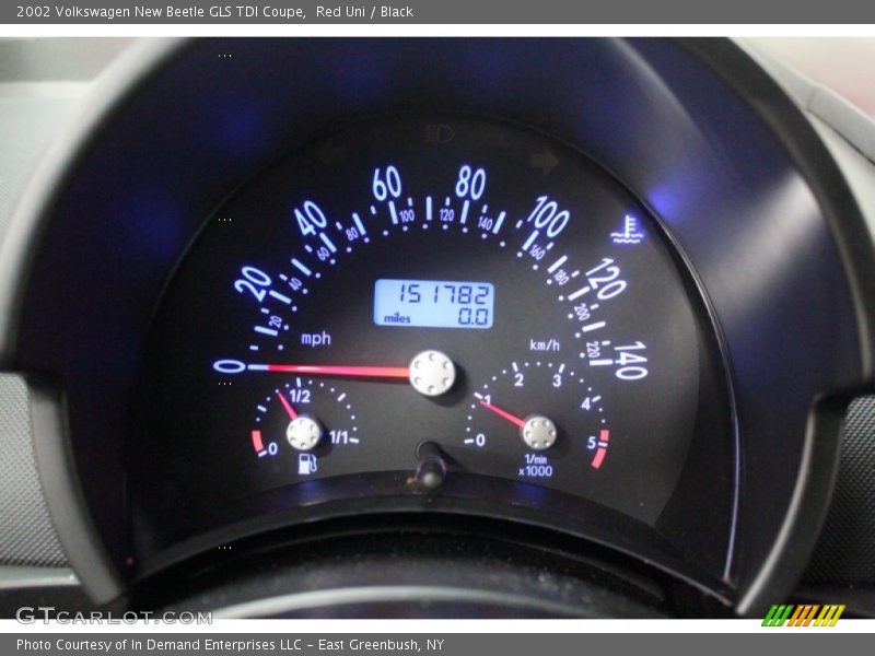  2002 New Beetle GLS TDI Coupe GLS TDI Coupe Gauges