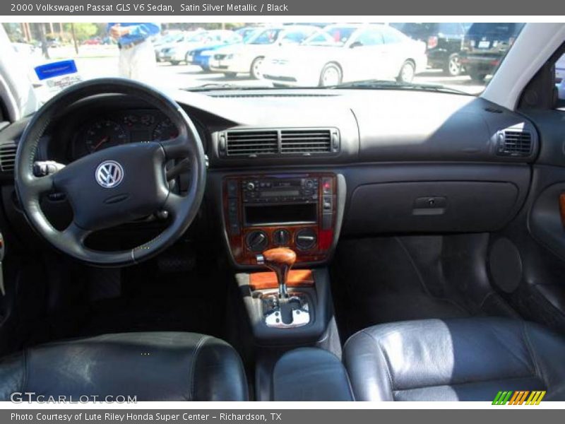 Satin Silver Metallic / Black 2000 Volkswagen Passat GLS V6 Sedan