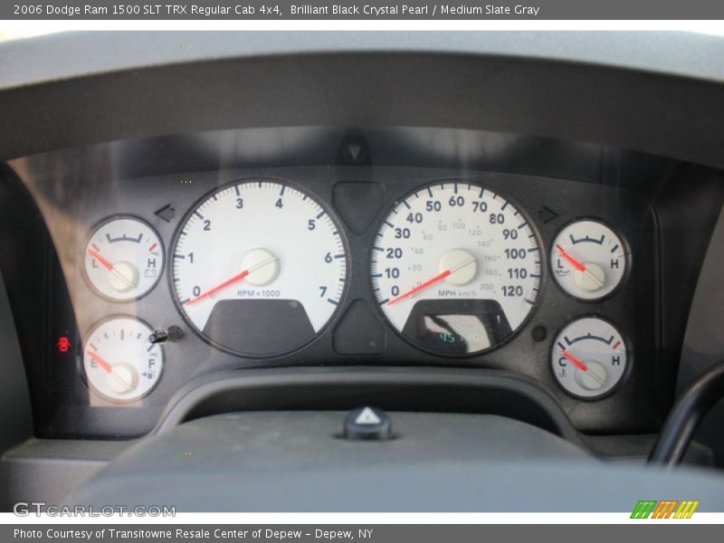 Brilliant Black Crystal Pearl / Medium Slate Gray 2006 Dodge Ram 1500 SLT TRX Regular Cab 4x4