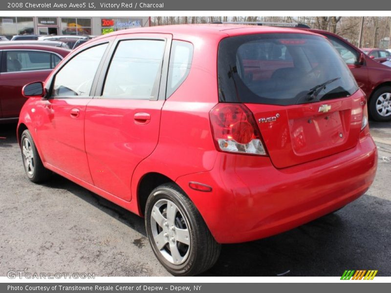 Victory Red / Charcoal 2008 Chevrolet Aveo Aveo5 LS
