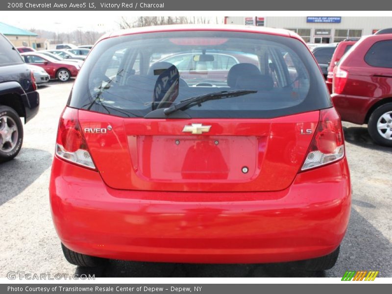 Victory Red / Charcoal 2008 Chevrolet Aveo Aveo5 LS
