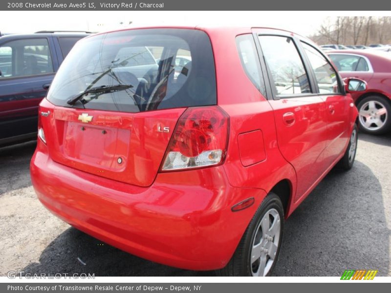 Victory Red / Charcoal 2008 Chevrolet Aveo Aveo5 LS
