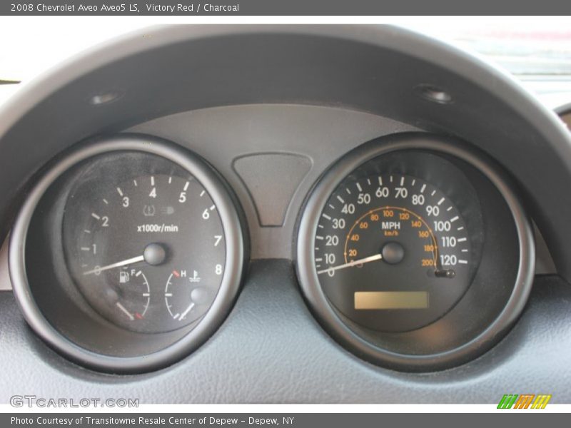 Victory Red / Charcoal 2008 Chevrolet Aveo Aveo5 LS