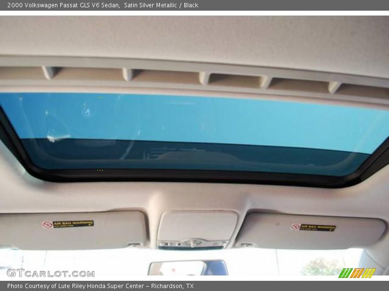 Satin Silver Metallic / Black 2000 Volkswagen Passat GLS V6 Sedan