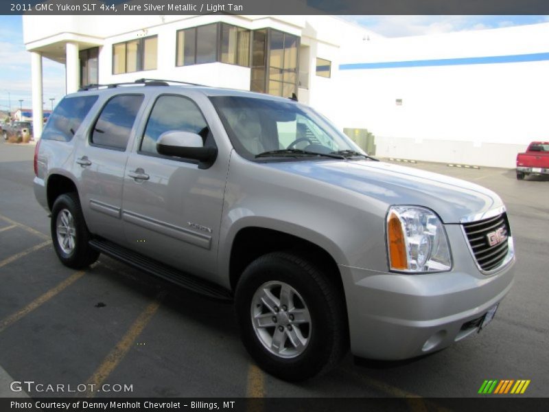 Pure Silver Metallic / Light Tan 2011 GMC Yukon SLT 4x4