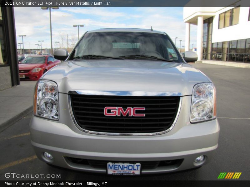 Pure Silver Metallic / Light Tan 2011 GMC Yukon SLT 4x4