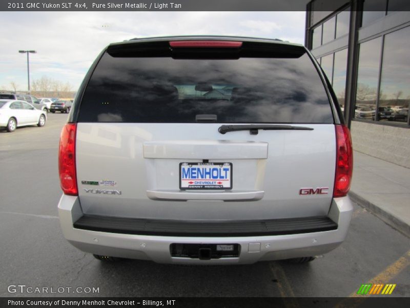 Pure Silver Metallic / Light Tan 2011 GMC Yukon SLT 4x4