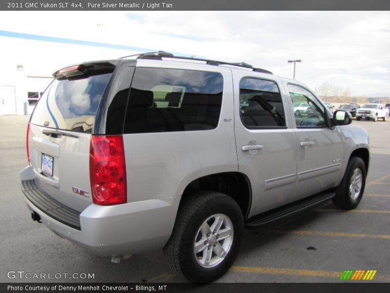 Pure Silver Metallic / Light Tan 2011 GMC Yukon SLT 4x4