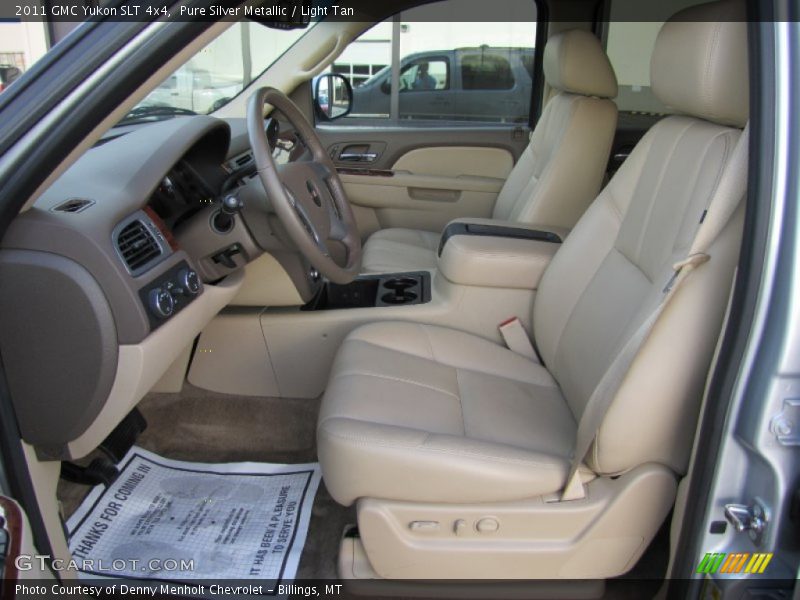 Pure Silver Metallic / Light Tan 2011 GMC Yukon SLT 4x4