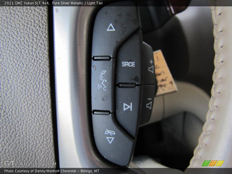 Pure Silver Metallic / Light Tan 2011 GMC Yukon SLT 4x4
