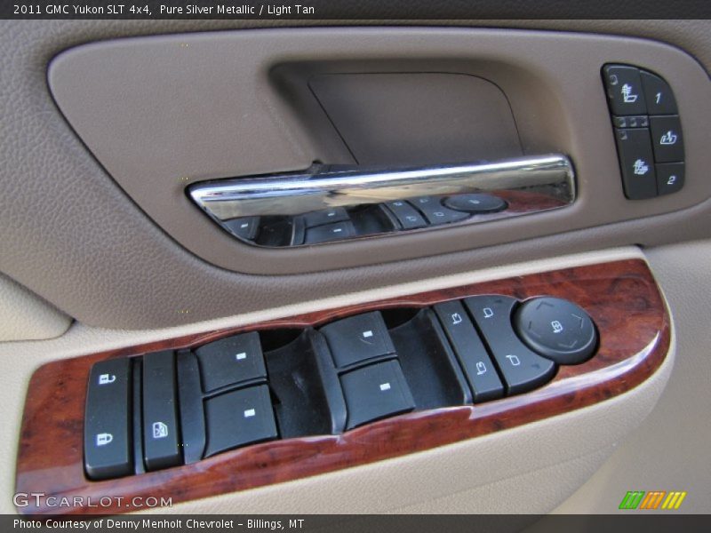 Pure Silver Metallic / Light Tan 2011 GMC Yukon SLT 4x4