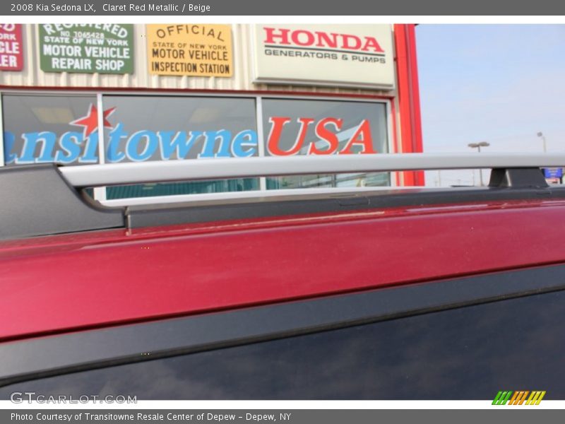 Claret Red Metallic / Beige 2008 Kia Sedona LX