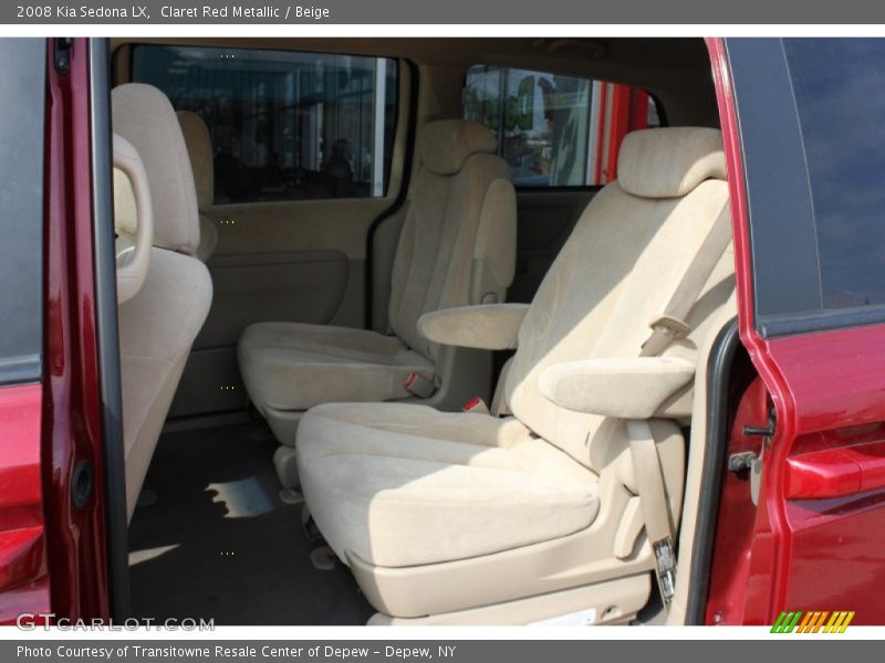 Claret Red Metallic / Beige 2008 Kia Sedona LX
