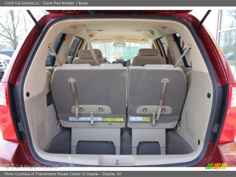 Claret Red Metallic / Beige 2008 Kia Sedona LX