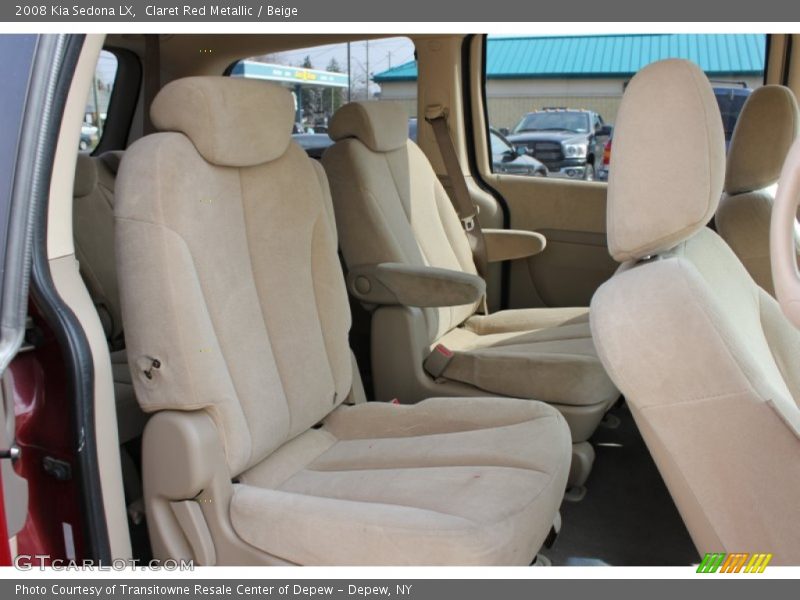 Claret Red Metallic / Beige 2008 Kia Sedona LX