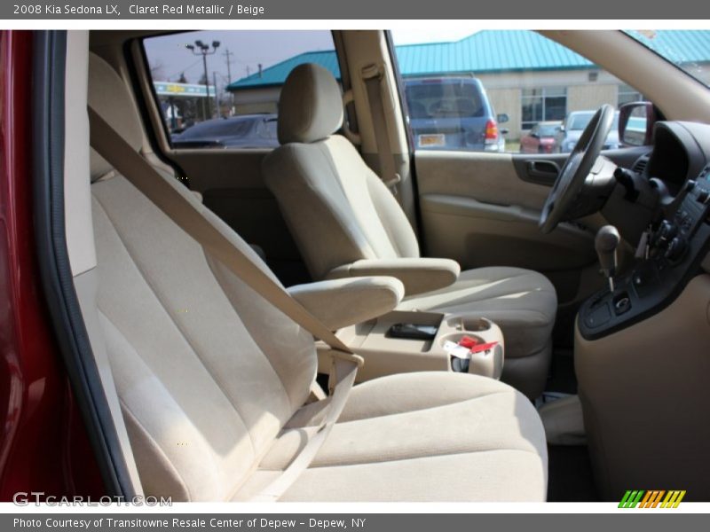 Claret Red Metallic / Beige 2008 Kia Sedona LX