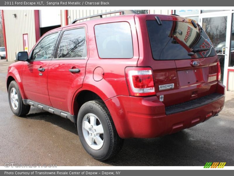 Sangria Red Metallic / Charcoal Black 2011 Ford Escape XLT
