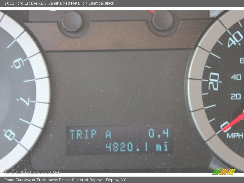 Sangria Red Metallic / Charcoal Black 2011 Ford Escape XLT